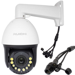Поворотная камера видеонаблюдения IP 5Мп RUICHI RU-CMV20X50HD с 20-x оптическим  зумом, поворотная, PoE