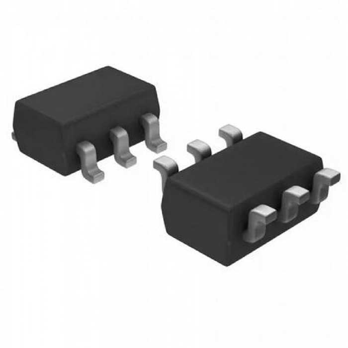Texas Instruments TPD4E001DBVR, Защитная диодная сборка Texas Instruments, корпус SOT-23-6