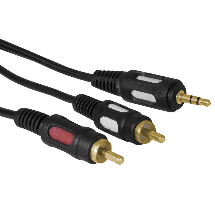 Stereo 3,5 mm - 2 RCA G 5m Ruichi