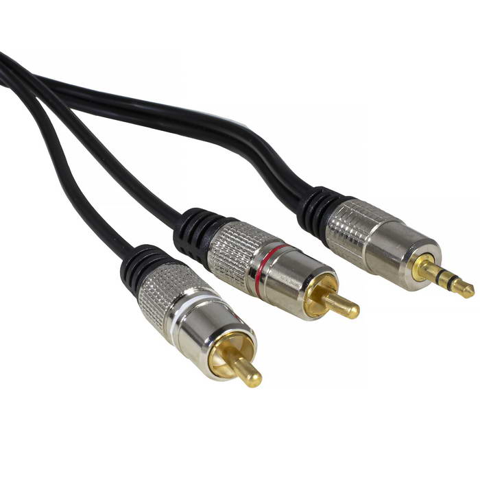 Stereo 3,5 mm - 2 RCA GM 3m Ruichi