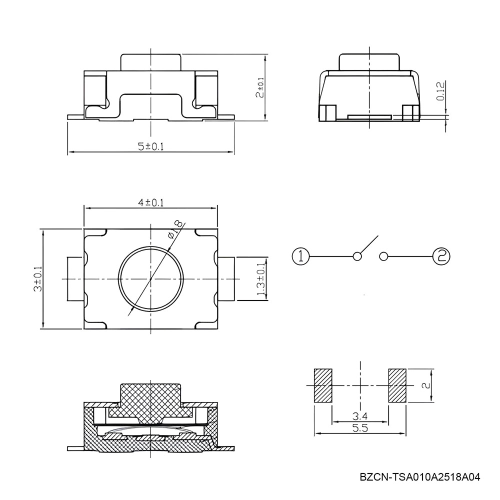 Ruichi BZCN-TSA010A2518A04 NPL