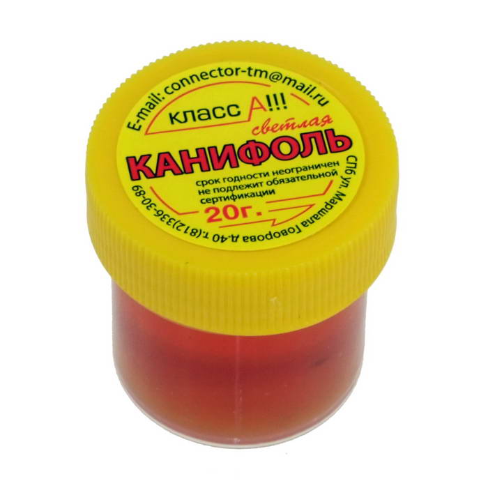Флюс Канифоль в баночке 20г CONNECTOR