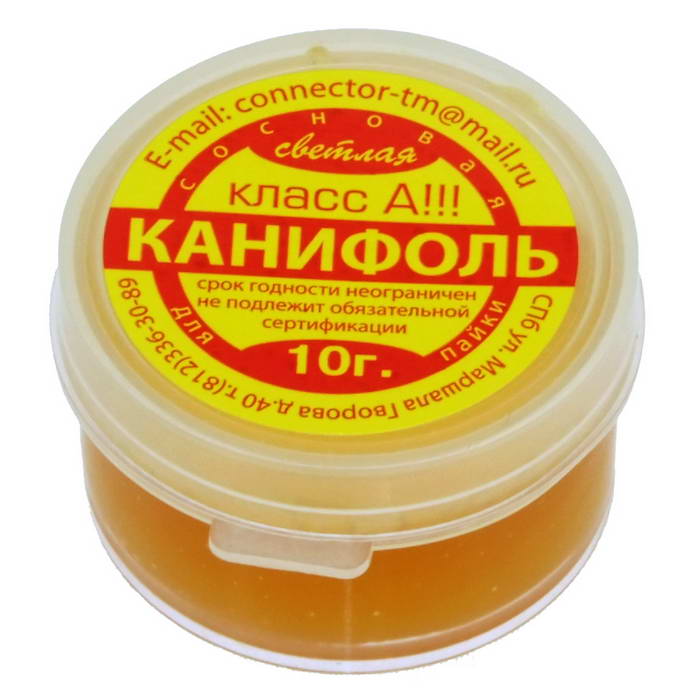 Флюс Канифоль в баночке 10г CONNECTOR