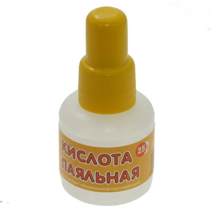 Флюс кислота паяльная 25мл CONNECTOR