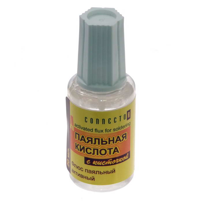 Флюс кислота паяльная (Кист) 20мл CONNECTOR