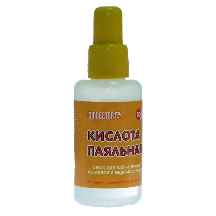 Флюс кислота паяльная 50мл CONNECTOR