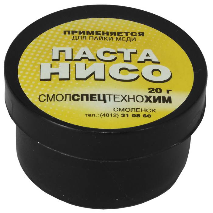 Флюс паста НИСО 20гр ТехноПайка