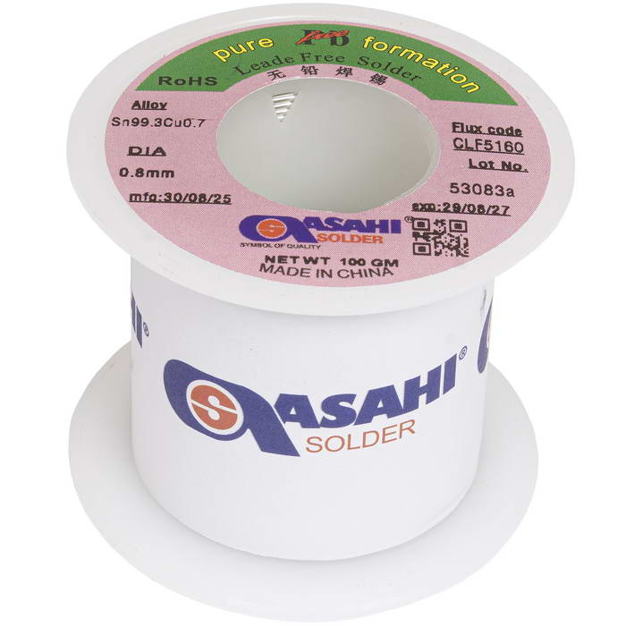 Sn99.3/CU0.7 d0.8mm 100g ASAHI ASAHI