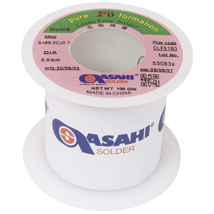 Sn99.3/CU0.7 d0.5mm 100g ASAHI ASAHI