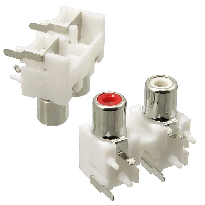 RCA-216 гнездо на плату (RS-212) Ruichi