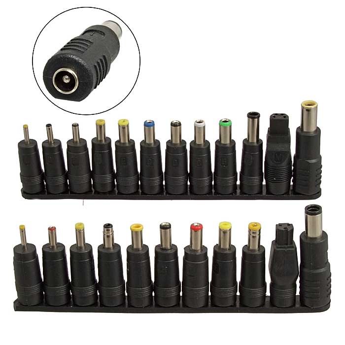 DC 5.5*2.0mm to 23 adapters Ruichi