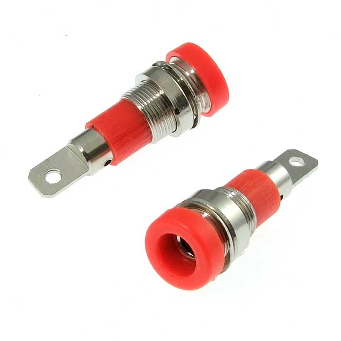 Z009 4mm panel jack RED Ruichi