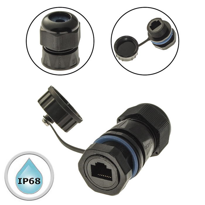 Ruichi Разъём герметичный Ruichi RJ45M20Z1-6AG