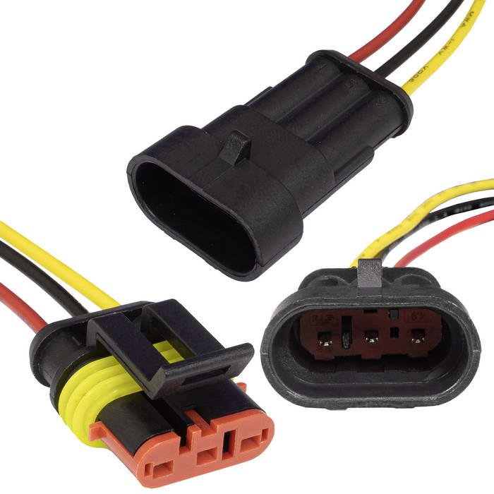 SuperSeal 1.5, 3PIN MF (18AWG 20cm) Ruichi