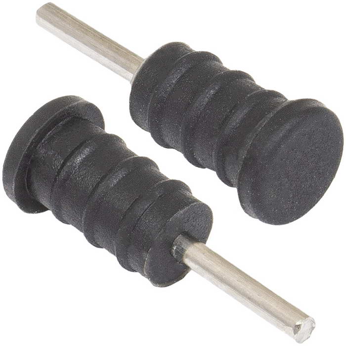 Rubber plug 3.5mm Jack 02 black Ruichi