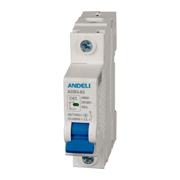 ADB3-63/1P 10A 6kA х-ка C Andeli